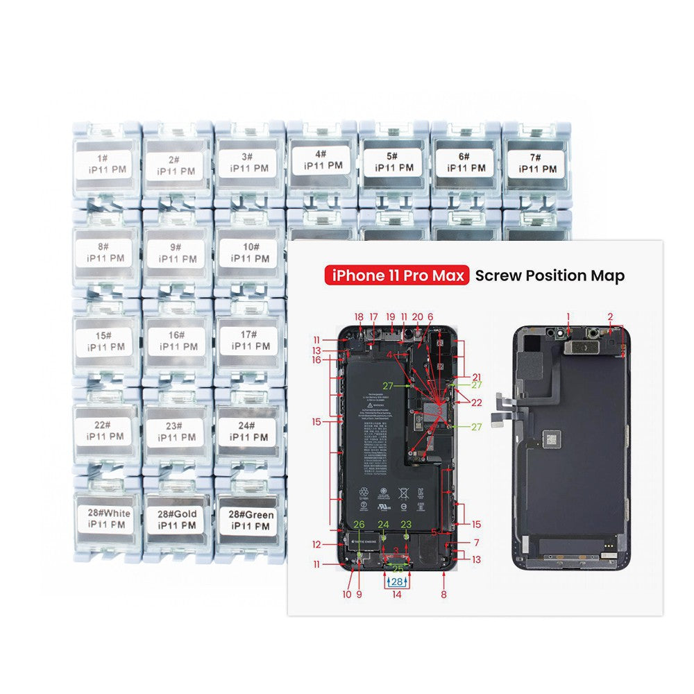 Full Set Screws Replacement Part for iPhone 11 Pro Max Full Set Screws Replacement Part for iPhone 11 Pro Max